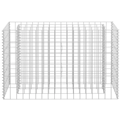 Strat Înălțat Gabion - Oțel Galvanizat Rezistent | Livrare Gratuită