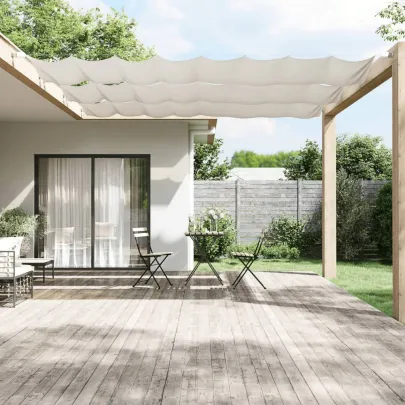 Copertină Verticală Albă Oxford 60x600 cm - Livrare Gratuită