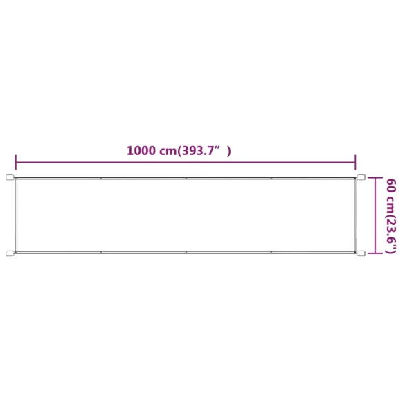 Copertină Verticală Albastră 60x1000 cm - Țesătură Oxford Copertină Verticală Albastră 60x1000 cm - Țesătură Oxford