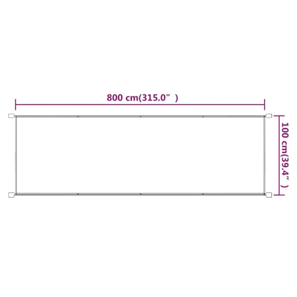 Copertină Verticală Albastră Oxford 100x800 cm | Livrare Gratuită Copertină Verticală Albastră Oxford 100x800 cm | Livrare Gratuită