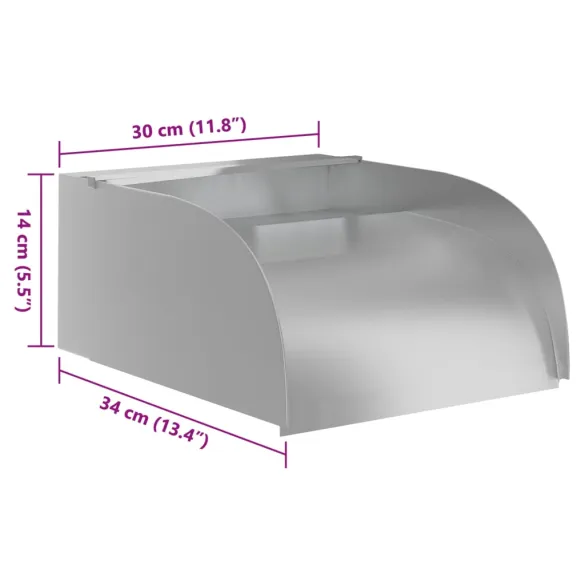 Cascadă LED pentru iaz - Oțel inoxidabil 304 | Livrare Gratuită