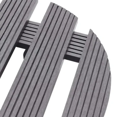 Suporturi cu Role pentru Plante | Gri | Ø30x7,5 cm | WPC