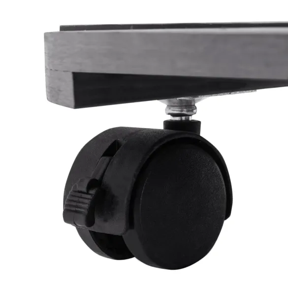 Suporturi cu Role pentru Plante | Gri | Ø30x7,5 cm | WPC