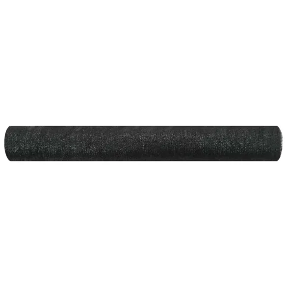 Plasă Protecție Intimitate Negru 1,5x25m HDPE 75g/m²