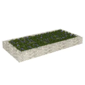 Strat Înălțat Gabion Oțel Galvanizat 200x100x20 cm