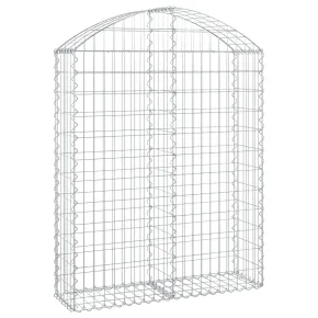 Coș Gabion Arcuit Fier Galvanizat | Barieră Decorativă Grădină 2