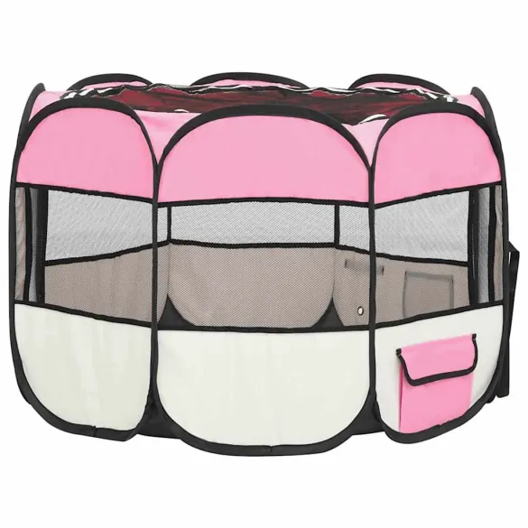 Țarc Pliabil Câini cu Geantă Transport - Livrare Gratuită