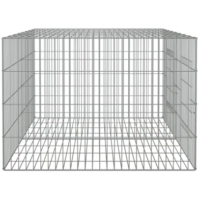 Cușcă pentru iepuri - Fier galvanizat - Livrare gratuită