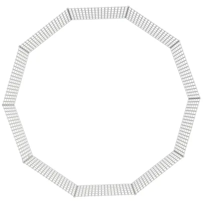 Adăpost pentru Animale - 10 Panouri Fier Galvanizat 54x60 cm