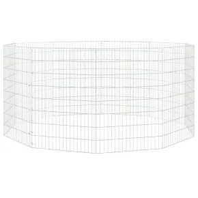 Adăpost pentru Animale - 10 Panouri - Fier Galvanizat 2