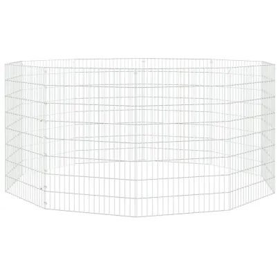 Adăpost pentru Animale - 10 Panouri - Fier Galvanizat