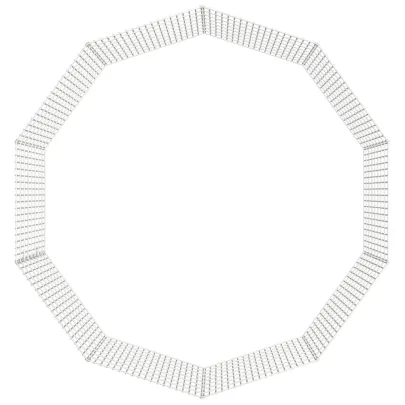 Adăpost pentru Animale - 10 Panouri - Fier Galvanizat