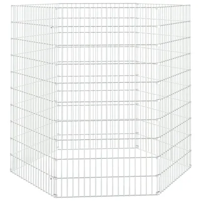 Adăpost pentru Animale - 6 Panouri, Fier Galvanizat