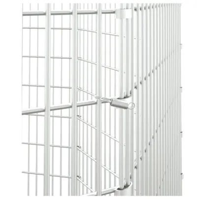 Adăpost pentru Animale - 8 Panouri - Fier Galvanizat