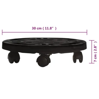 Cărucioare Plante cu Roți 360° - 170 kg Capacitate | Livrare Gratuită