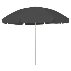 Umbrelă de plajă 300 cm antracit - Protecție UV și livrare gratuită