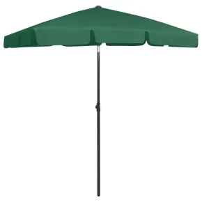 Umbrelă de Plajă Verde 180x120 cm - Livrare Gratuită 2