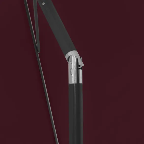 Umbrelă de plajă bordo, protecție UV, livrare gratuită