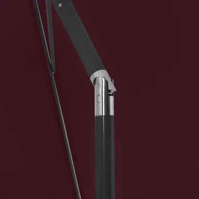 Umbrelă de plajă bordo, protecție UV, livrare gratuită