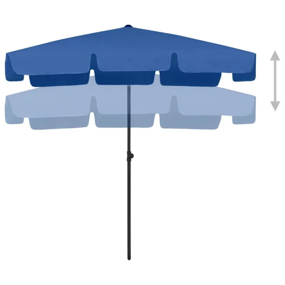 Umbrelă de Plajă cu Protecție UV - Albastru Azuriu | Comandă Acum Umbrelă de Plajă cu Protecție UV - Albastru Azuriu | Comandă Acum
