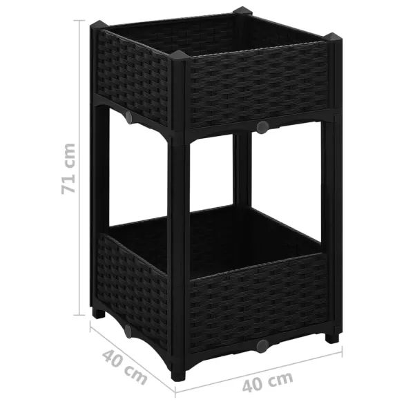 Strat Înălțat Polipropilenă 40x40 cm - Livrare Gratuită