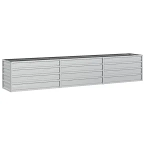 Strat Înălțat Grădină Oțel Galvanizat 240x40x45 cm 2