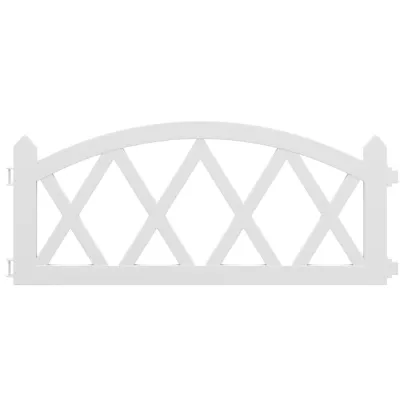 Borduri Gazon Alb | 17 buc | 10m | PP | Livrare Gratuită