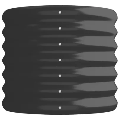 Strat Înălțat Grădină Metalic Antracit - Livrare Gratuită