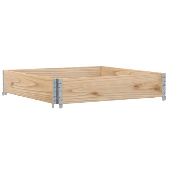 Jardinieră Grădină Lemn Masiv 100x100 cm | Livrare Gratuită