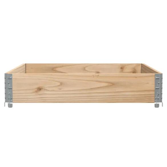 Jardinieră Grădină Lemn Masiv 100x100 cm | Livrare Gratuită