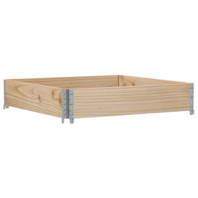 Jardinieră Grădină Lemn Masiv 100x100 cm | Livrare Gratuită