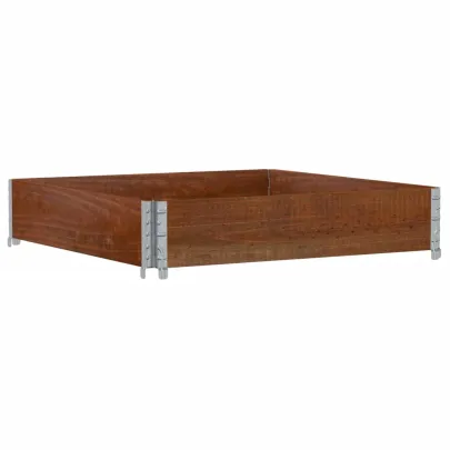 Jardinieră Grădină Lemn Masiv 100x100 cm - Livrare Gratuită