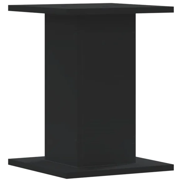 Suporturi Plante Lemn Negru 30x30x40 cm - 2 bucăți