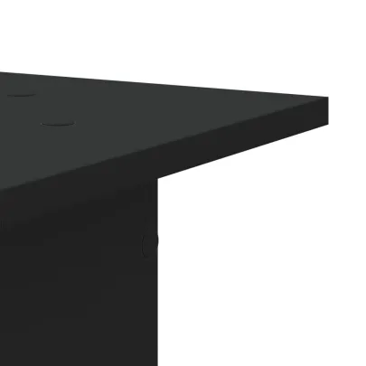 Suporturi Plante Lemn Negru 30x30x40 cm - 2 bucăți