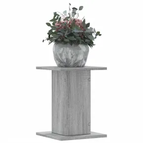 Suporturi Plante Gri Sonoma - 2 buc, Lemn Durabil