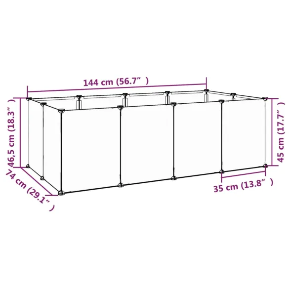 Cușcă Transparentă Animale Mici - PP și Oțel | Livrare Gratuită