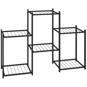 Suport Flori Fier Negru | Raft Plante | Livrare Gratuita 2