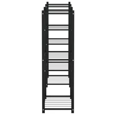 Suport Flori Fier Negru - Raft Plante Interior/Exterior