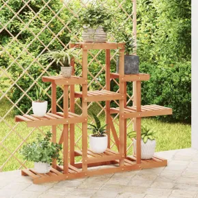 Suport Flori Lemn Masiv Brad - 110x25x96 cm