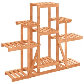 Suport Flori Lemn Masiv Brad - 110x25x96 cm 2