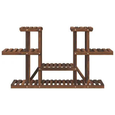 Suport Flori Lemn Masiv Brad - 110x25x73 cm | Comandă Acum