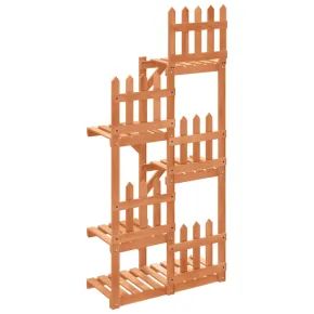 Suport Flori Lemn Masiv de Brad - 60x25x130 cm 2