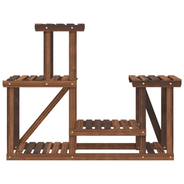 Suport Flori Lemn Masiv de Brad - 90x25x73,5 cm