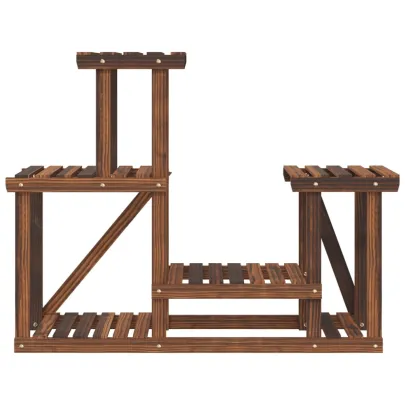 Suport Flori Lemn Masiv de Brad - 90x25x73,5 cm