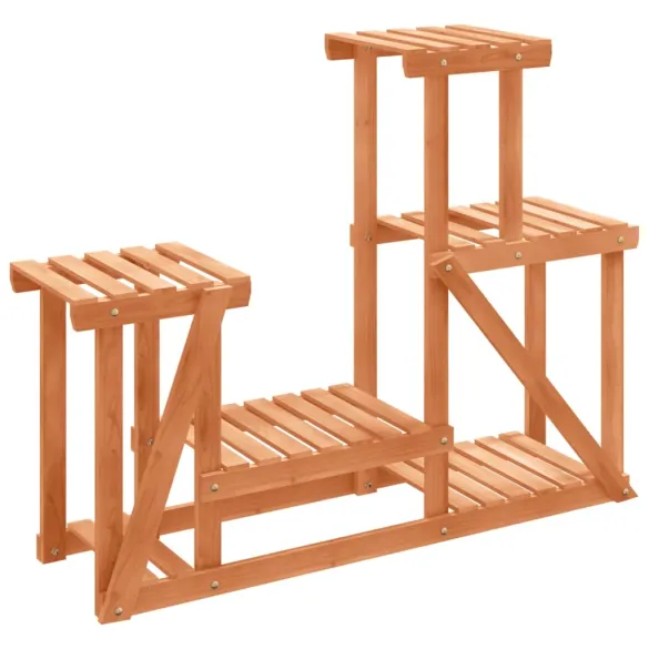 Suport Flori Lemn Masiv de Brad - 90x25x73,5 cm