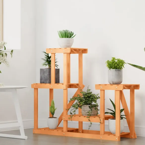 Suport Flori Lemn Masiv de Brad - 90x25x73,5 cm