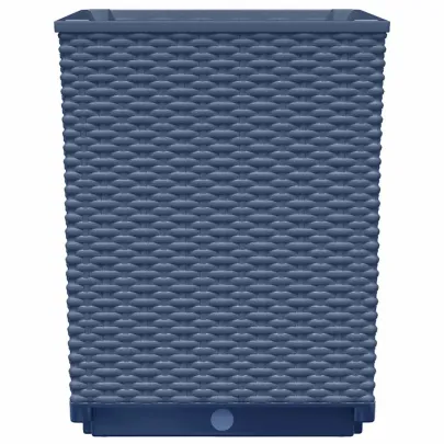 Jardiniere Polipropilenă 2 Bucăți - Albastru Gri | Livrare Gratuită