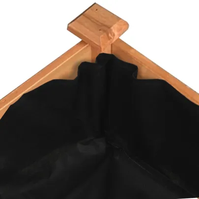 Strat Grădină Înălțat Lemn Brad 120x60x25 cm - Căptușeală Inclusă