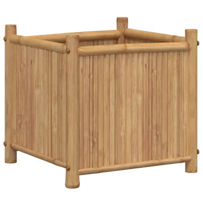 Jardinieră Bambus 40x40x40 cm | Livrare Gratuită