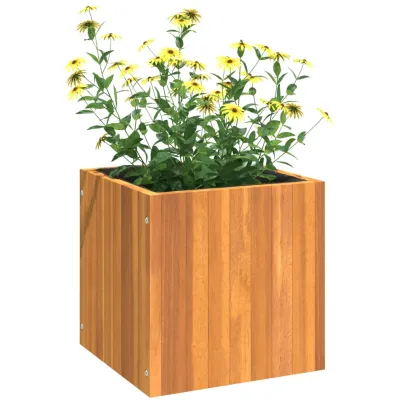 Jardinieră Lemn Acacia 35x35x35 cm | Livrare Gratuită